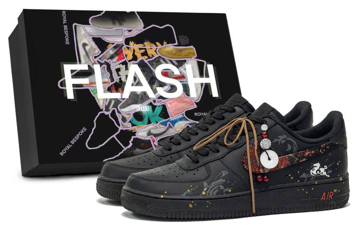 Nike Nike Air Force 1 Galloping With The Box Included Abrasion Resistant Abrasion Resistant Low top Skateboard Shoes Men's