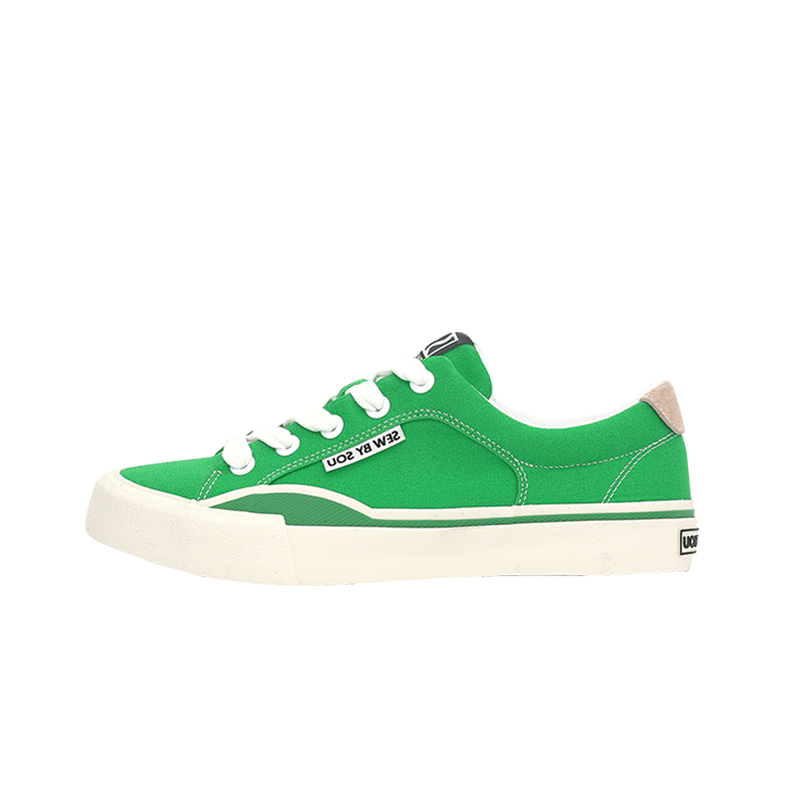 SEW BY SOU Low top Canvas Shoes Unisex Green