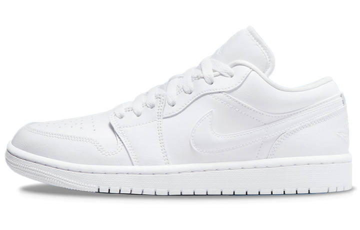 Jordan Jordan 1 Low Triple White 2022 Women's