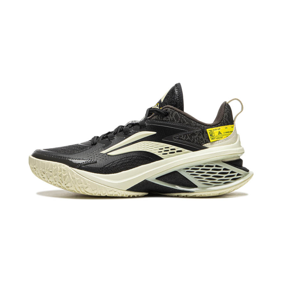 Li-Ning Li Ning Air Strike 11 Cushioning Slip Resistant Lightweight Low top Performance Basketball Shoes Men's Black Gray