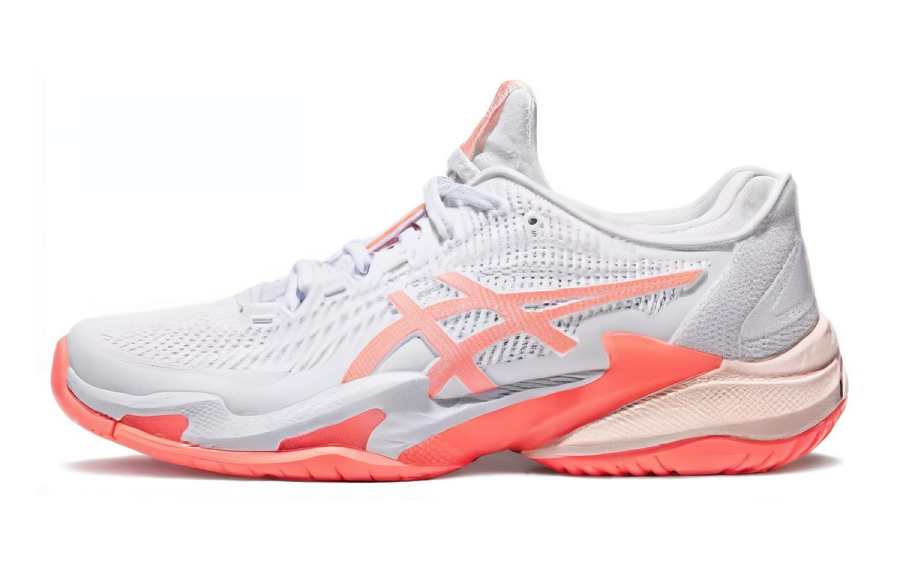 ASICS Court Ff 3 White Sun Coral Women's