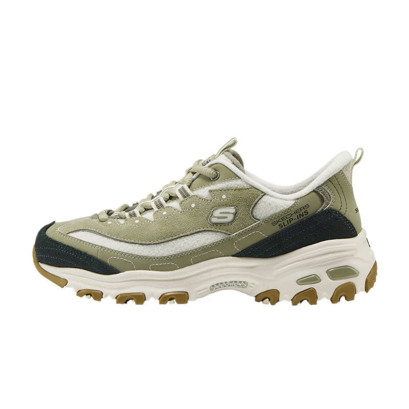 Skechers DLITES Leather Chunky Sneakers Women's