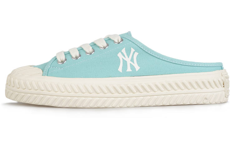 MLB Playball Mule Mules Slip Resistant Abrasion Resistant Low top Canvas Shoes Unisex Green