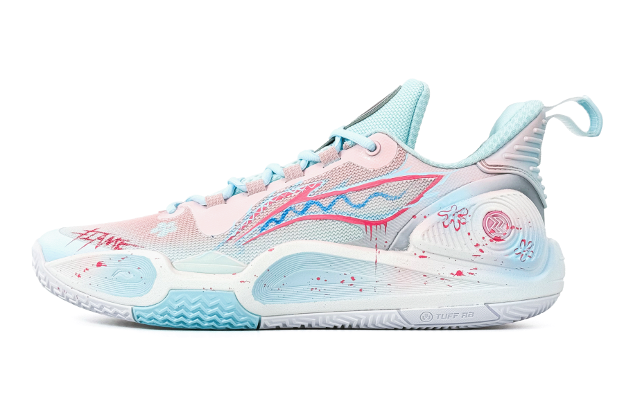 Li-Ning Li Ning Speed 9 Slip Resistant Coverage With Impact Resistance Low top Basketball Shoes Men's Light Cyan
