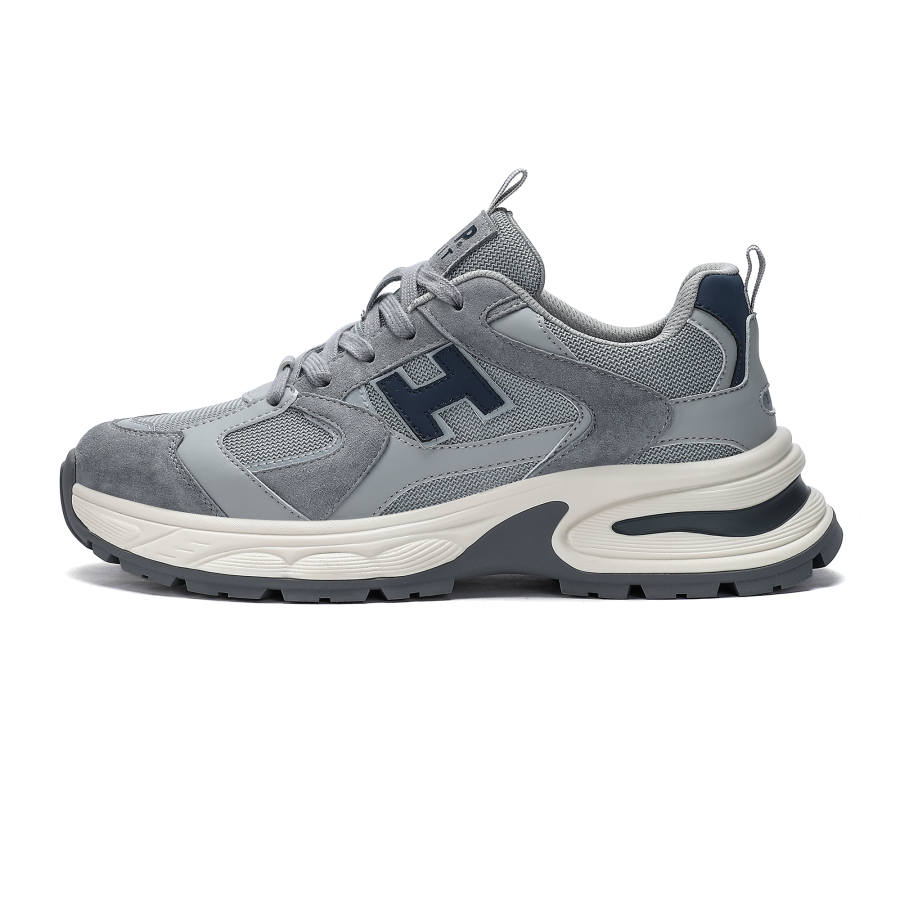 JEEP SPIRIT Low top Chunky Sneakers Men's Moon Dust Gray