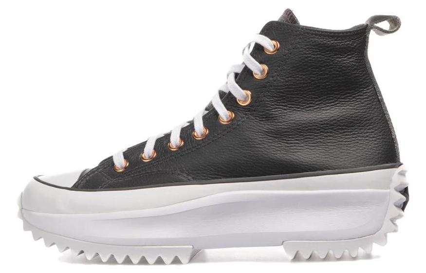 Converse Converse Run Star Hike Platform Metallic & Leather High Top 'Black'