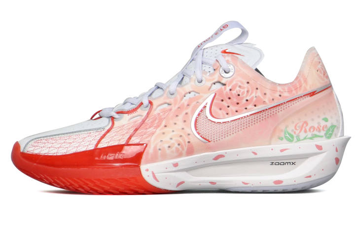 Nike Nike G.T. Cut 3 Cushioning Abrasion Resistant Coverage Low top Basketball Shoes Unisex White Red