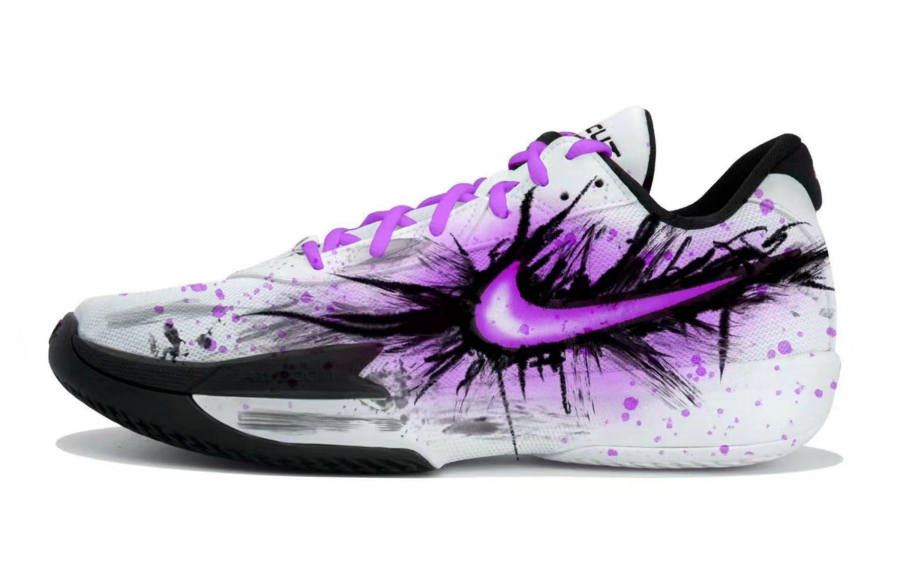 Nike Nike Air Zoom G.T. Cut 2 Low top Basketball Shoes Unisex White Black Purple