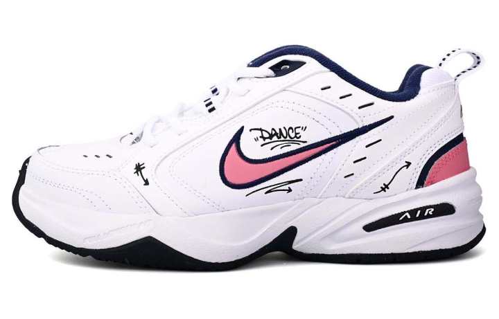 Nike Nike Air Monarch 4 Hanako Kun Girlish SAML PU Leather Slip Resistant Abrasion Resistant Low top Chunky Sneakers Unisex