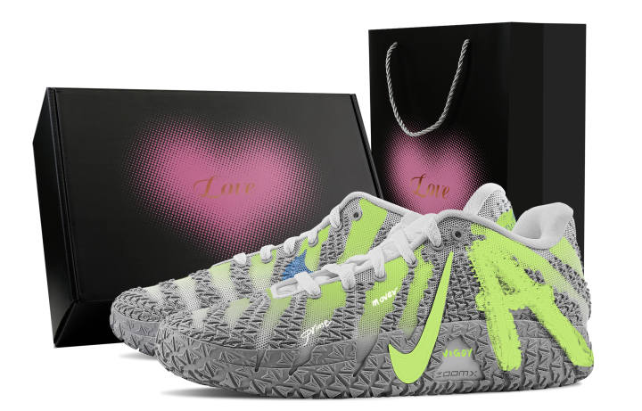 Nike Nike Ja Morant 3 No. 1 Experiment Abrasion Resistant Low top Basketball Shoes Unisex