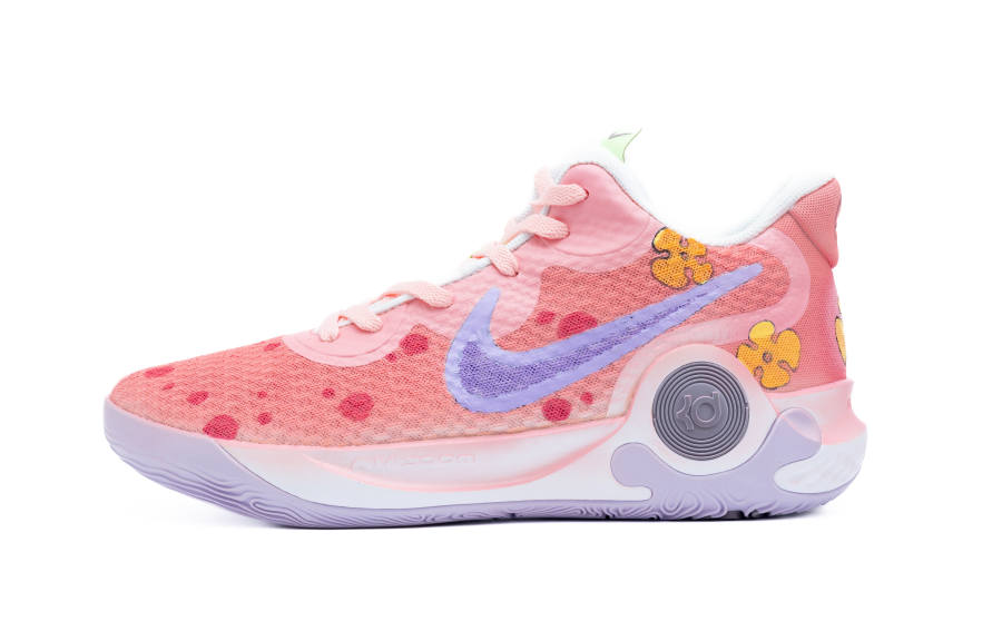 Nike Nike KD Trey 5 IX Naughty Castle Abrasion Resistant Breathable Mid top Basketball Shoes Unisex Yellow Pink