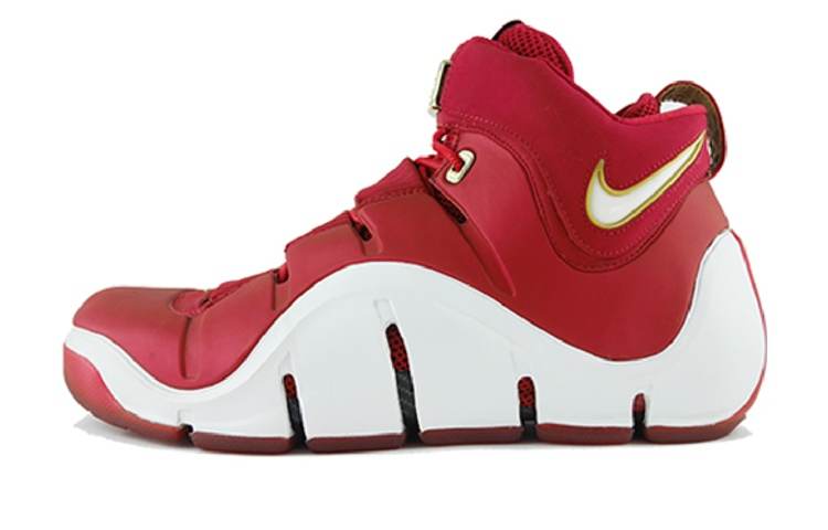 Nike Nike Lebron 4 China James High top Basketball Shoes Men's Red White