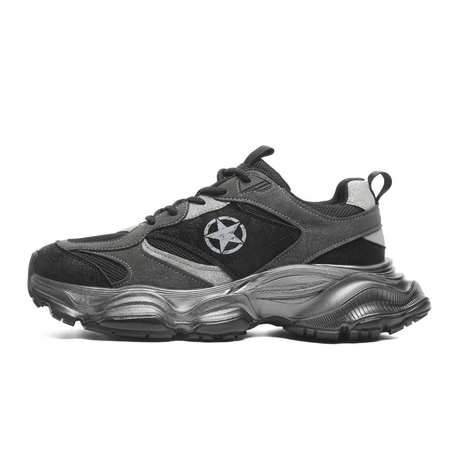 JEEP SPIRIT Outdoor Commute Breathable Lightweight Height Increasing Cushioning Abrasion Resistant Low top