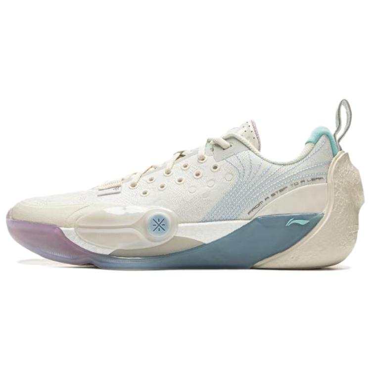 Li-Ning Li Ning All City 13 Low top Basketball Shoes Men's White Blue