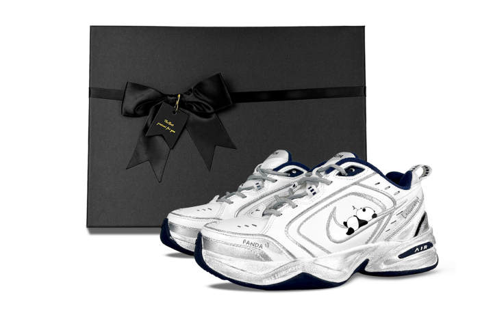 Nike Nike Air Monarch 4 Chunky Sneakers Unisex Low Top Black