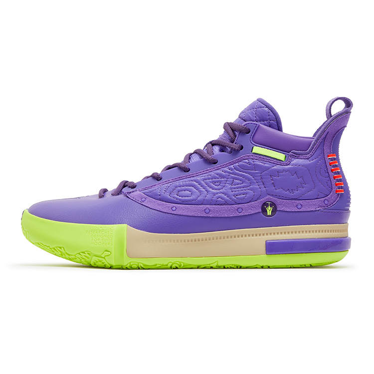 361° Joker Nikola Jokić The Legend Joker High top Basketball Shoes Men's Spiritual Purple