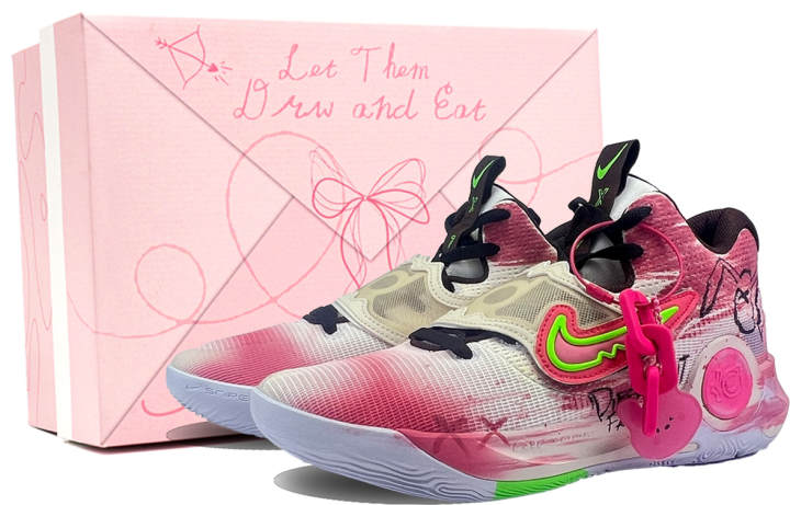 Nike Nike KD Trey 5 IX Basketball Shoes Unisex Low Top Pink