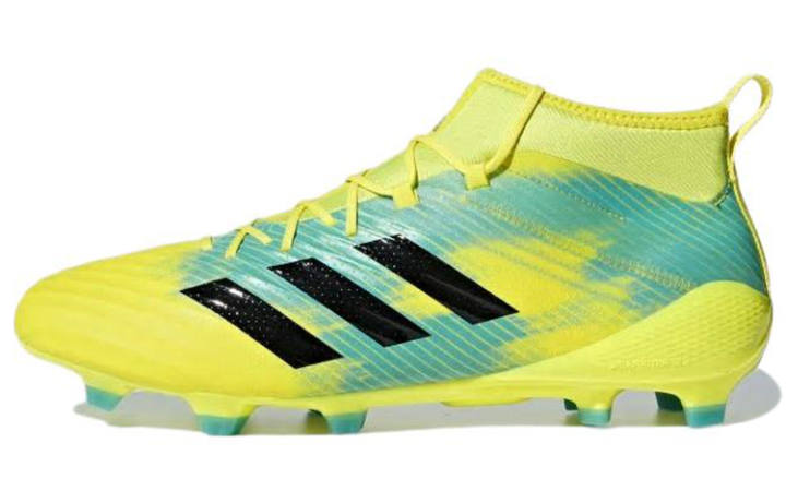 Adidas Adidas Predator Flare Fg Boots Comfortable Abrasion Resistant Mid top Training Shoes Men's Yellow