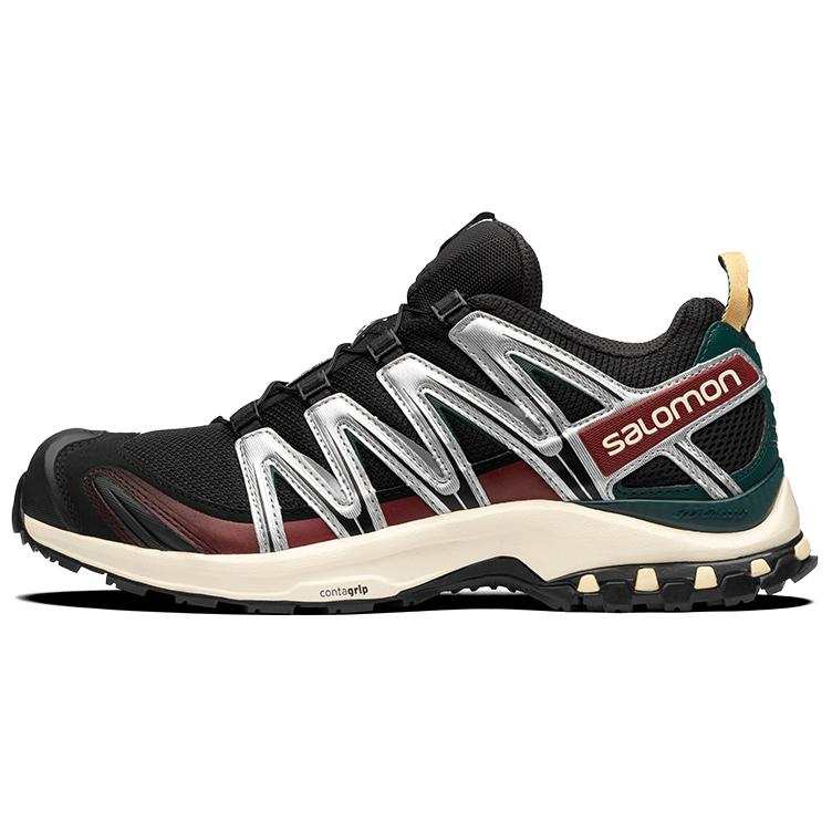 SALOMON XA PRO 3D LA YAUTE Casual Cushioning Slip Resistant Abrasion Resistant Low top Outdoor Shoes Unisex Red