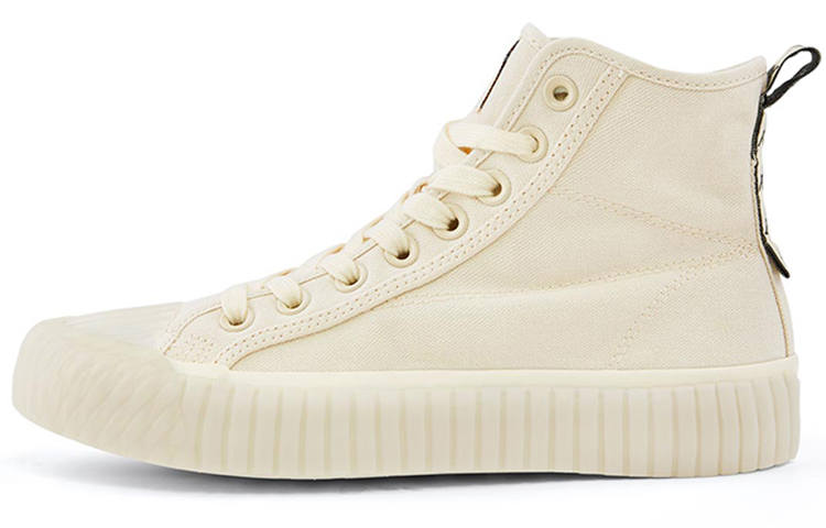 Kappa Slip Resistant Abrasion Resistant Slip Resistant Abrasion Resistant High top Canvas Shoes Unisex White