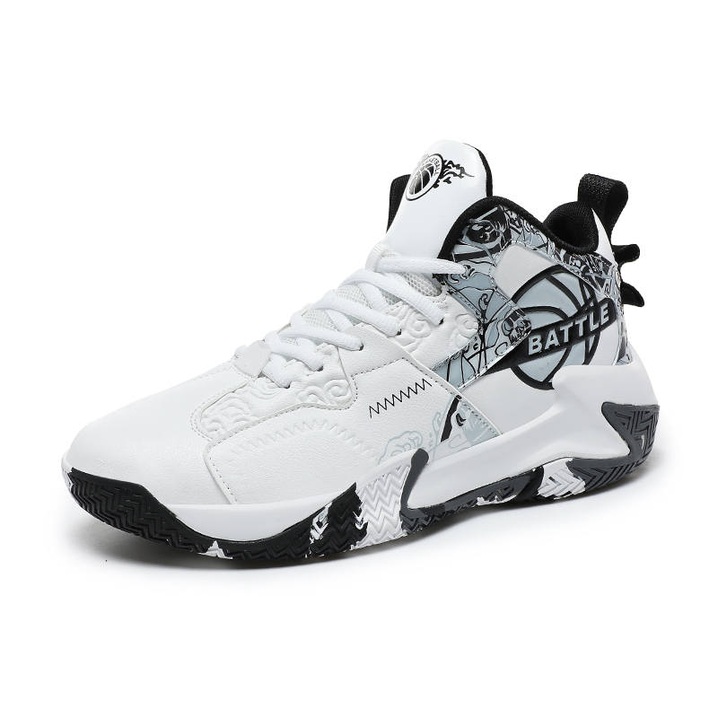 TONYBEAR Slip Resistant Abrasion Resistant Slip Resistant Abrasion Resistant Mid top Basketball Shoes Men's