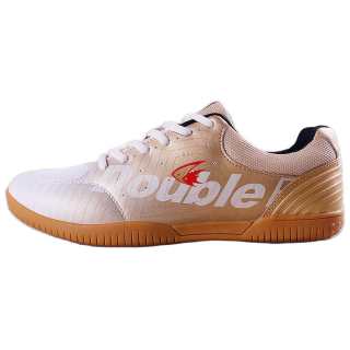 DOUBLE FISH DOUBLEFISH Cushioning Slip Resistant Low top Training Shoes Unisex White Gold