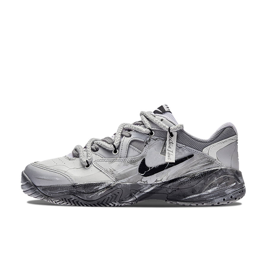 Nike Nike Court Lite 2 Freedom Panda, Lightning Strike Low top Chunky Sneakers Men's Black Gray