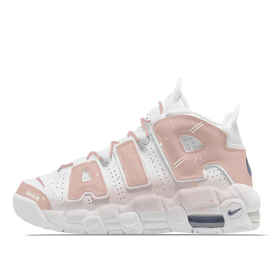 Nike Nike Air More Uptempo Cherry Snow Star Crumble Mid top Vintage Basketball Shoes Women's Cherry Blossom Pink