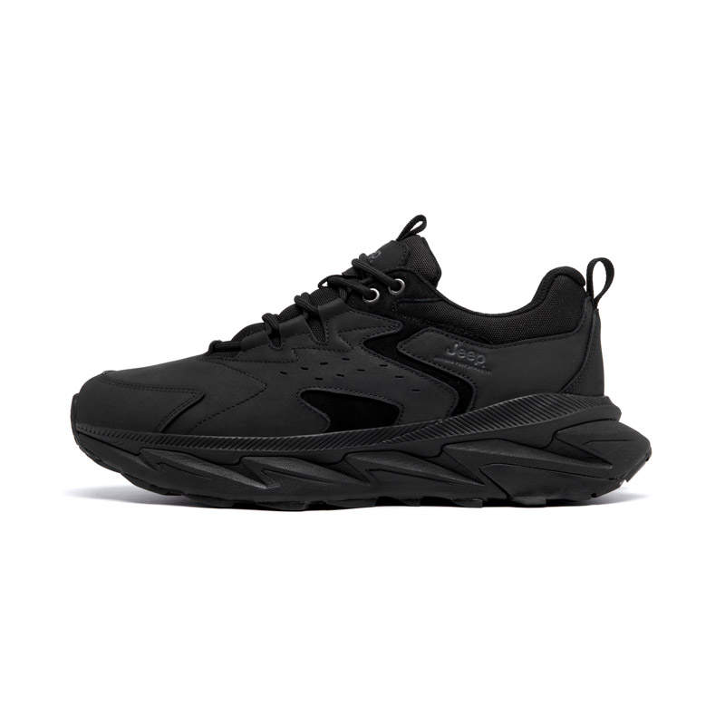 Jeep Low top Hiking Shoes Men's Classic Black
