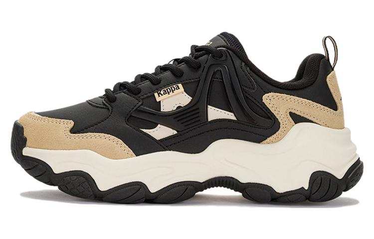 Kappa Textile, Synthetic Leather, Split Cow Leather Cushioning, Wear Resistant Low top Chunky Sneakers Unisex