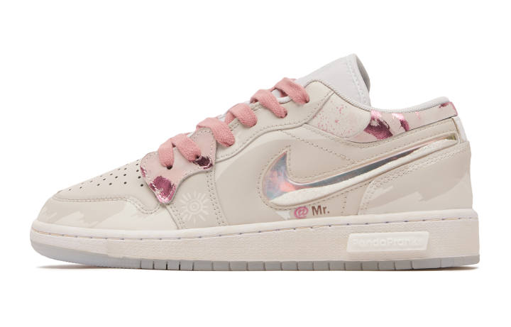 Jordan Jordan Air Jordan 1 Panda Prank, Special Edition, Heartbeat Mail, The Wind Stops At The Water Comfortable