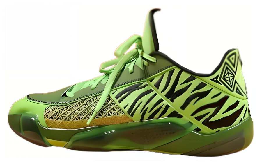 Jordan Jordan Air Jordan 38 Low PE Anti-Slip Wear-Resistant Low-Top Basketball Shoes Men's Green
