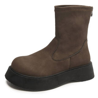 TELENT Ankle Boots Women's Coffee/Black