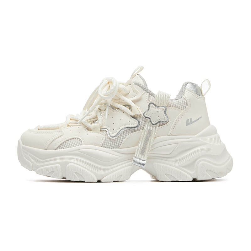 Warrior Abrasion Resistant Breathable Height Increasing Low top Chunky Sneakers Women's