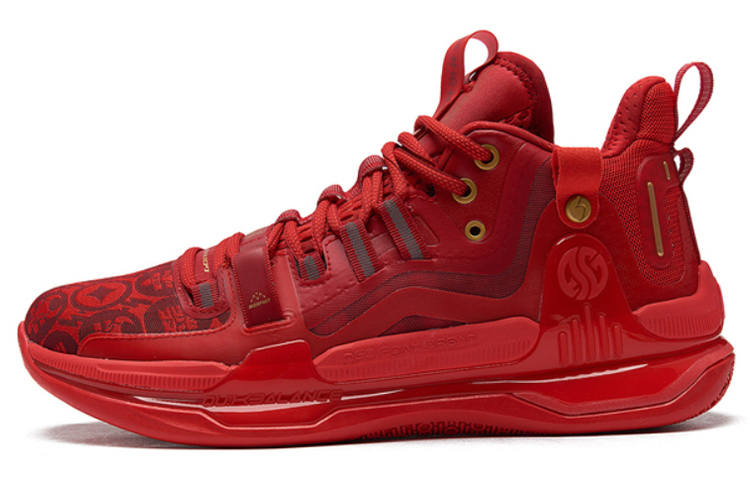 361° AG 1 Basketball Shoes Men's Mid Top Red
