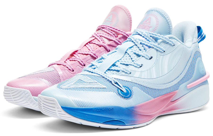 PEAK Taichi BeiDou Slip Resistant, Abrasion Resistant, Rebound Low top Basketball Shoes Men's Heartbeat Pink