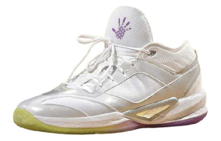 New Balance New Balance Kawhi 3 PE Abrasion Resistant Low top Basketball Shoes Men's White Yellow Purple