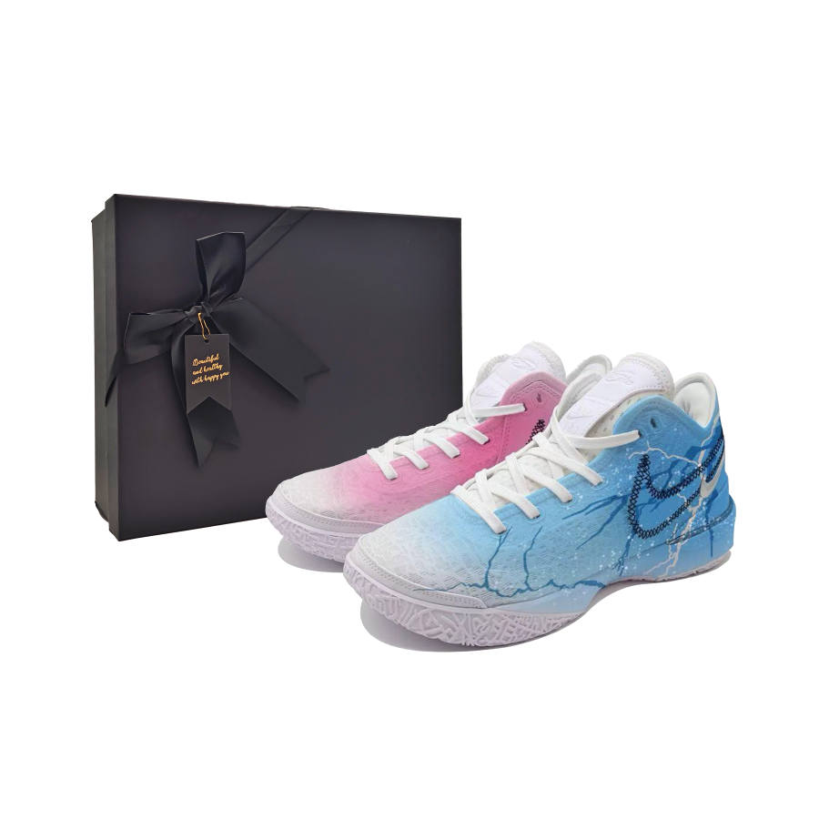 Nike Nike LeBron NXXT Gen Zoom LeBron NXXT Gen Slip Resistant Abrasion Resistant Low top Basketball Shoes Men's Blue Pink