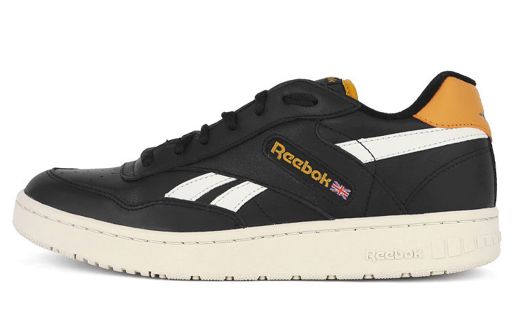 Reebok Mu Low top Vintage Basketball Shoes Unisex Black Orange