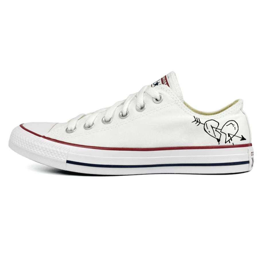 Converse Chuck Taylor All Star Graffiti Abrasion Resistant Low top Canvas Shoes Unisex