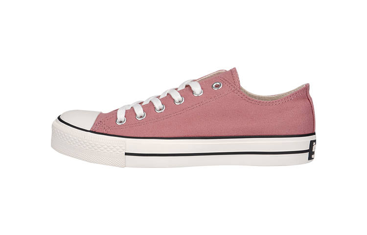 ISTEP Canvas Shoes Women's Low Top White/Pink