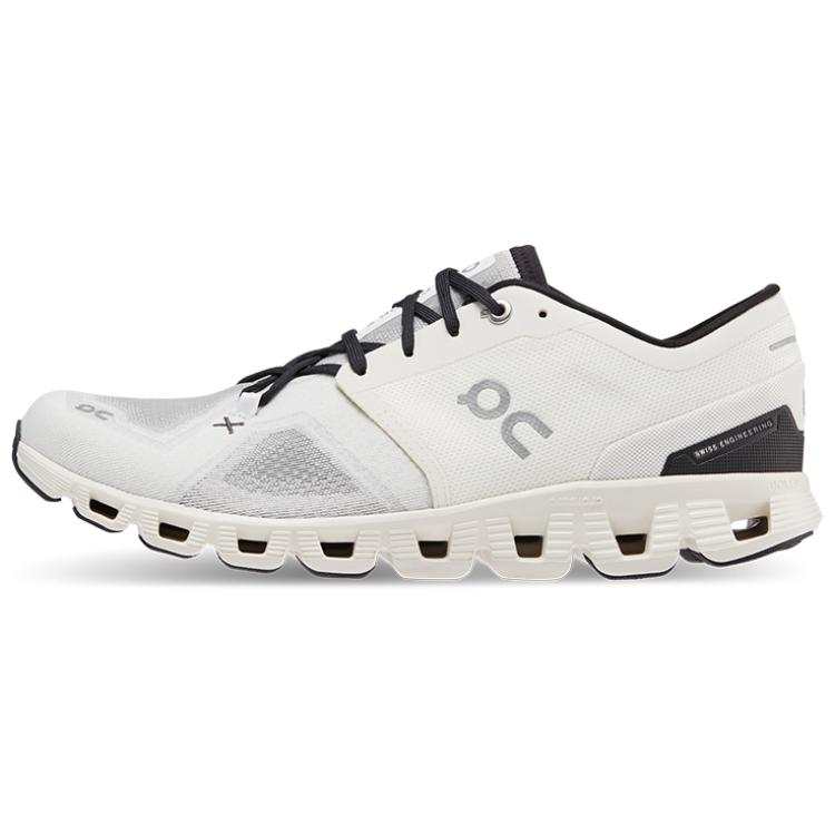 On On Running Cloud X 3 Ivory Black