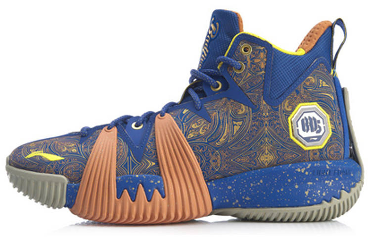 Li-Ning Li Ning Badfive 1 Only Chu Has Talent Cushioning Slip Resistant Mid top Basketball Shoes Men's Bright Royal Blue