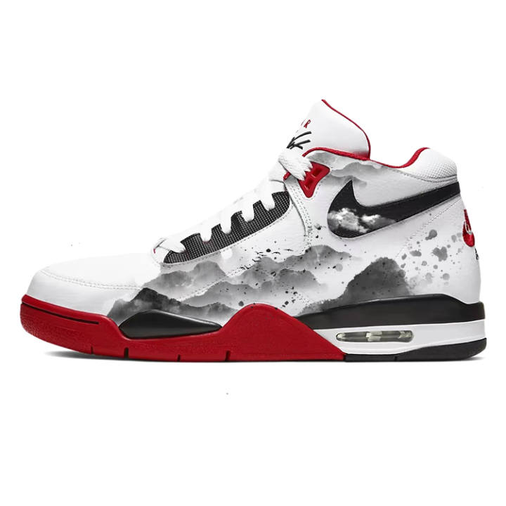Nike Nike Flight Legacy Vintage Basketball Shoes Men's Mid Top Red/White