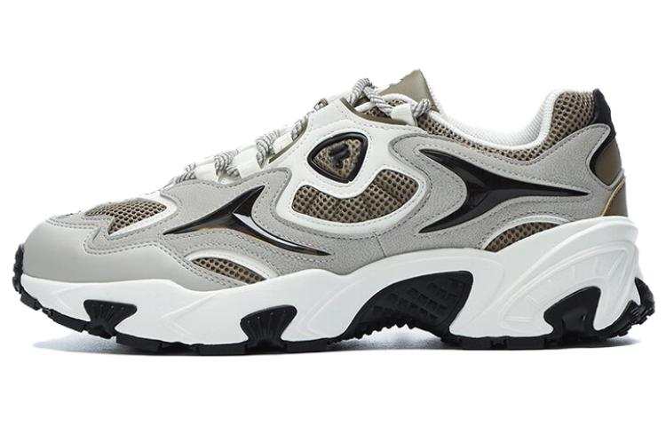 FILA FUSION Ancerus Plus Single Eye Shoe Textile, Synthetic Leather, TPU Low top Chunky Sneakers Men's Dove Gray