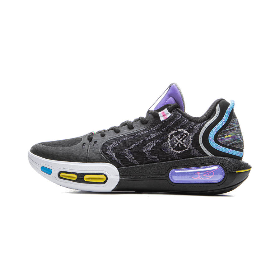 Li-Ning Li Ning Wade Shadow 7 Low top Basketball Shoes Men's Black Gray