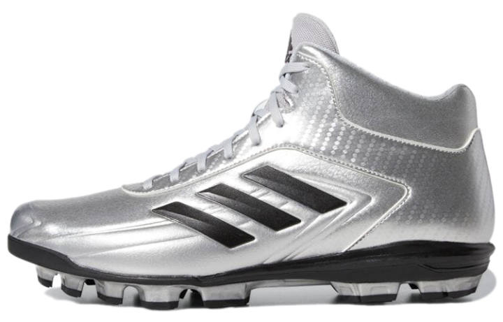 Adidas Adidas Adizero Stabile Comfortable Slip Resistant And Abrasion Resistant Coverage Mid top Training Shoes Men's Silver