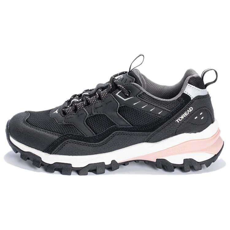 TOREAD Outdoor Casual Slip Resistant, Abrasion Resistant, Breathable Low top Hiking Shoes Women's Black