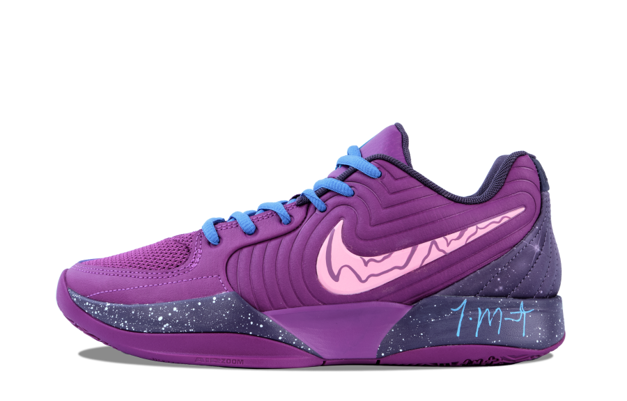 Nike Nike Ja 2 Cushioning Abrasion Resistant Slip Resistant Low top Basketball Shoes Men's Pink Blue Purple