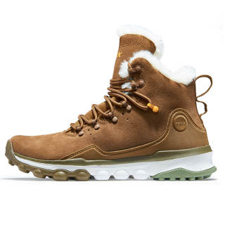 RAX Cow Split Leather Thermal Coverage Fleece Lined Outdoor Mountaineering, Skiing Slip Resistant Snow Boots Men's